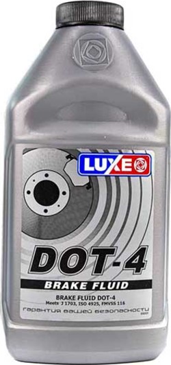 Рідина гальмівна LUXЕ DOT-4 438г