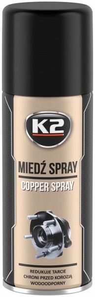 Мідна змазка високотемпературна PRO COPPER SPRAY 400мл. K2 W122