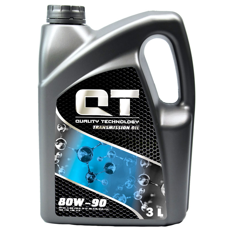 Трансмісійна олива QT-Oil 80W-90 GL-5, 3л