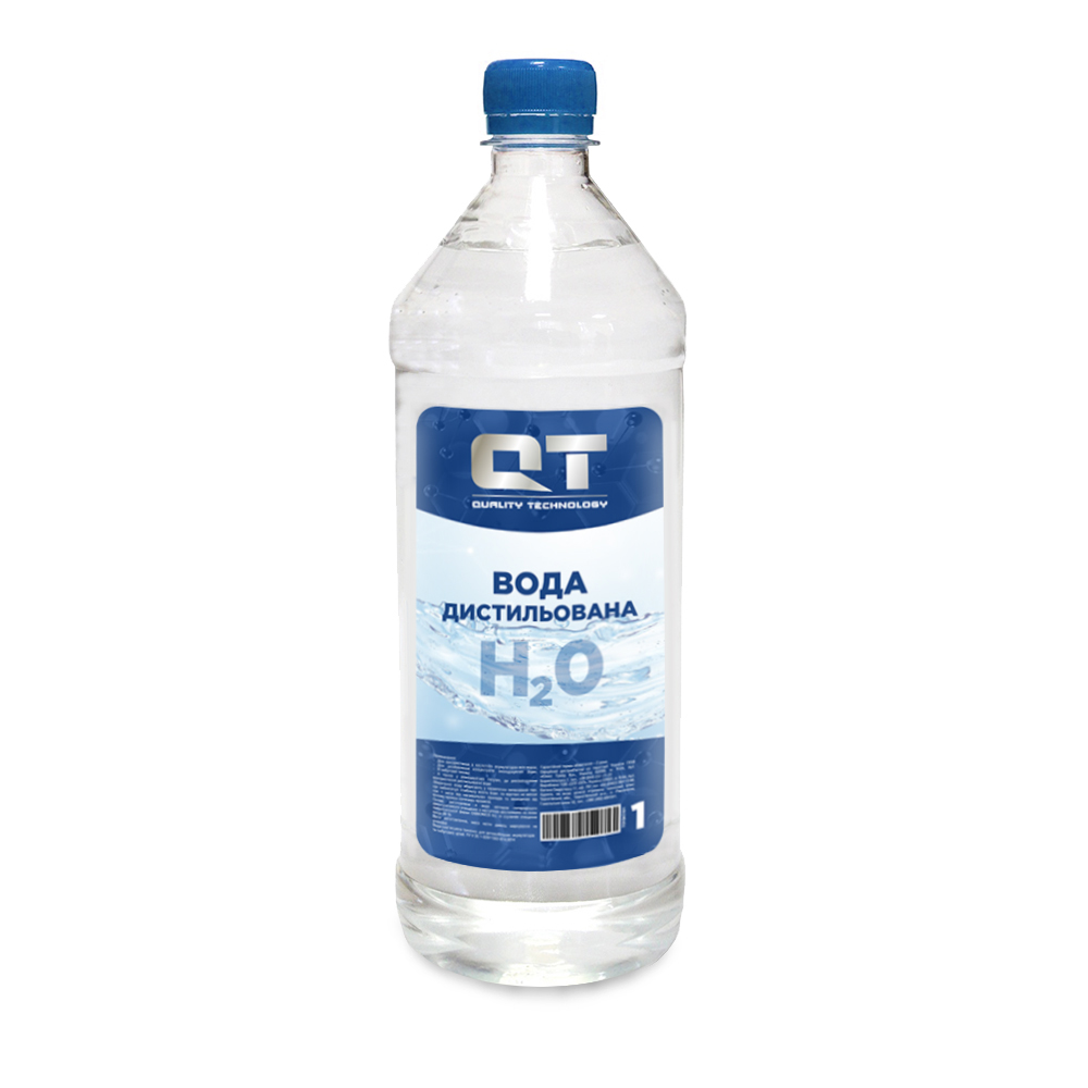 Дистильована вода QT-Oil 1л ПЭТФ