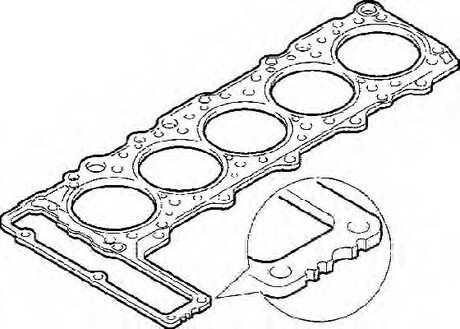 Прокладка головки Mercedes Benz OM602 95- (1.97 mm)