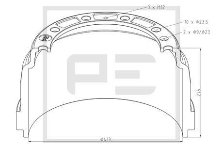 BКBEN HAM PETERS TRUCK 126.089-00 PRZУD SCANIA P,G,R,T 4 96-